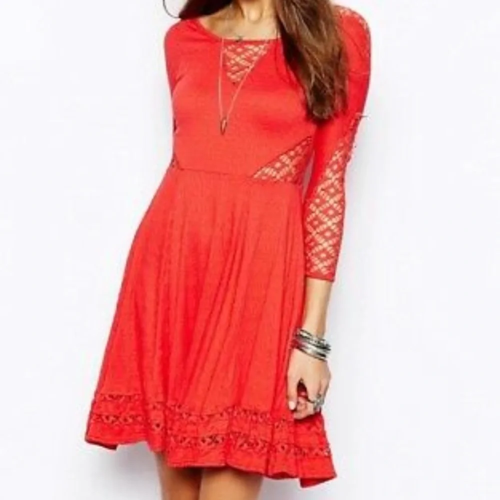 Free People Cut-Out Dress